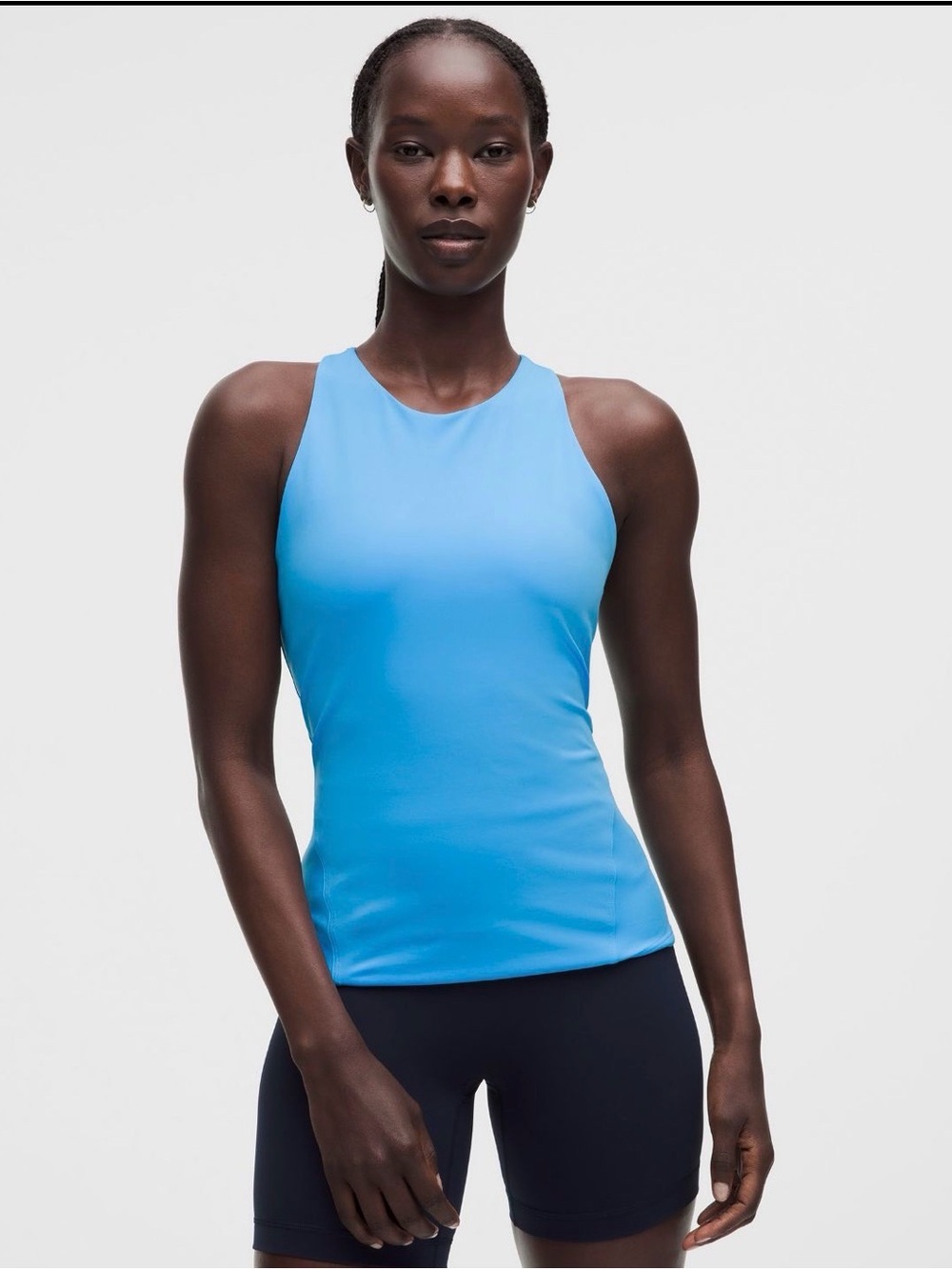 Racerback High-Neck Tennis Tank